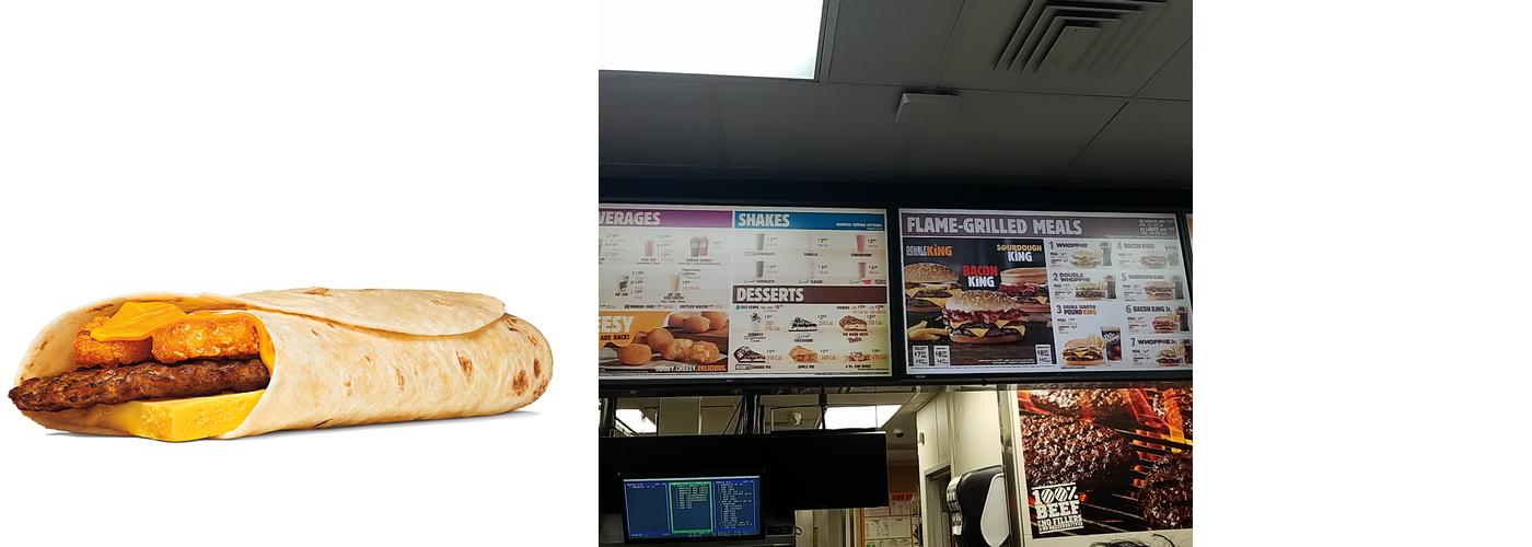 Burger King Menu