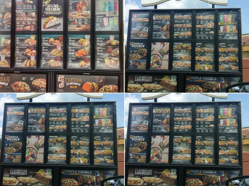 Taco Bell Menu