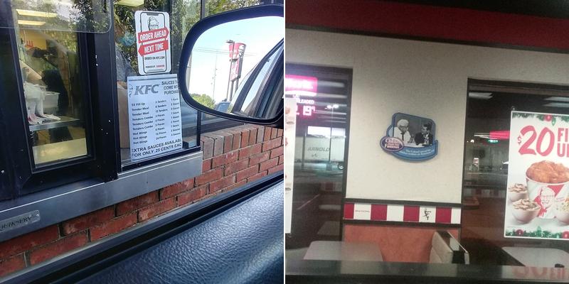 KFC Menu