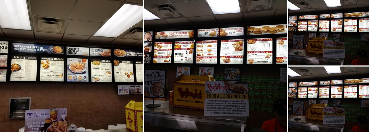 Bojangles Menu