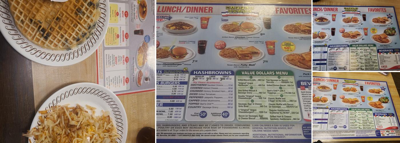 Waffle House Menu