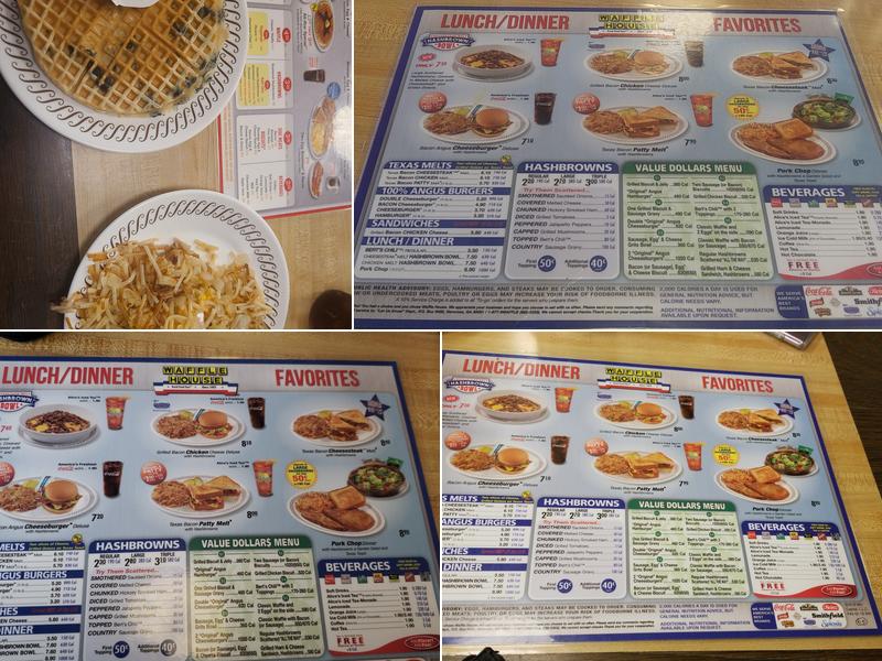 Waffle House Menu