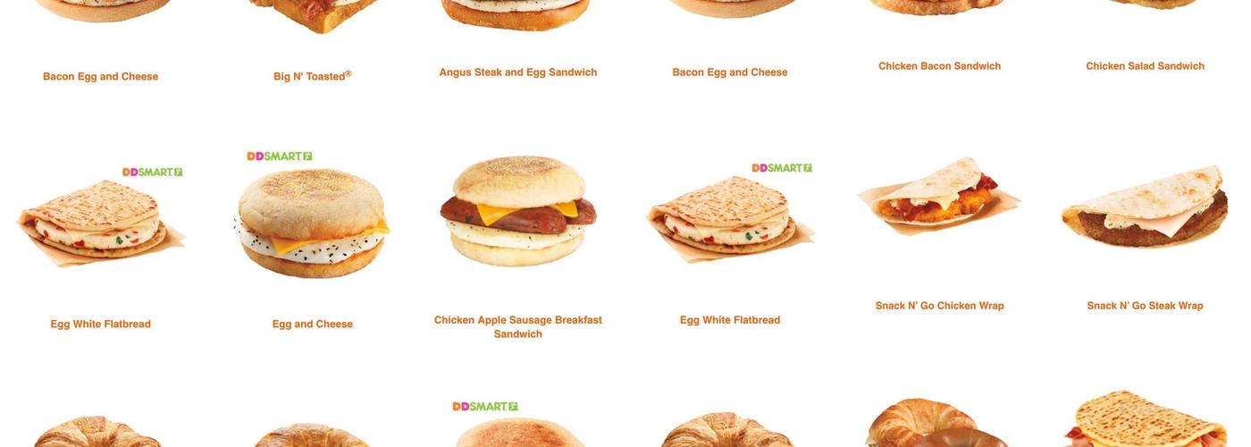 Dunkin' Menu