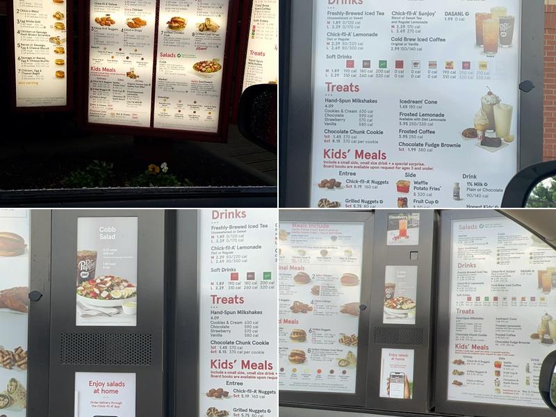 Chick-fil-A Menu