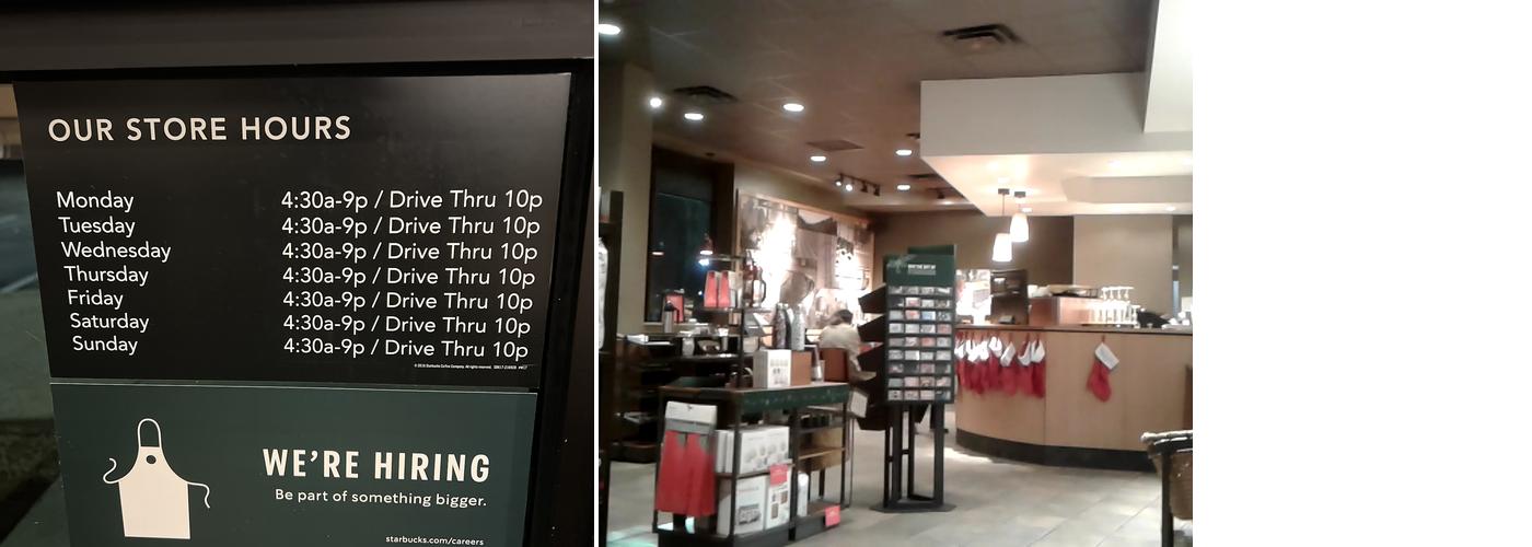 Starbucks Menu