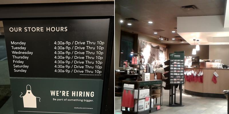 Starbucks Menu
