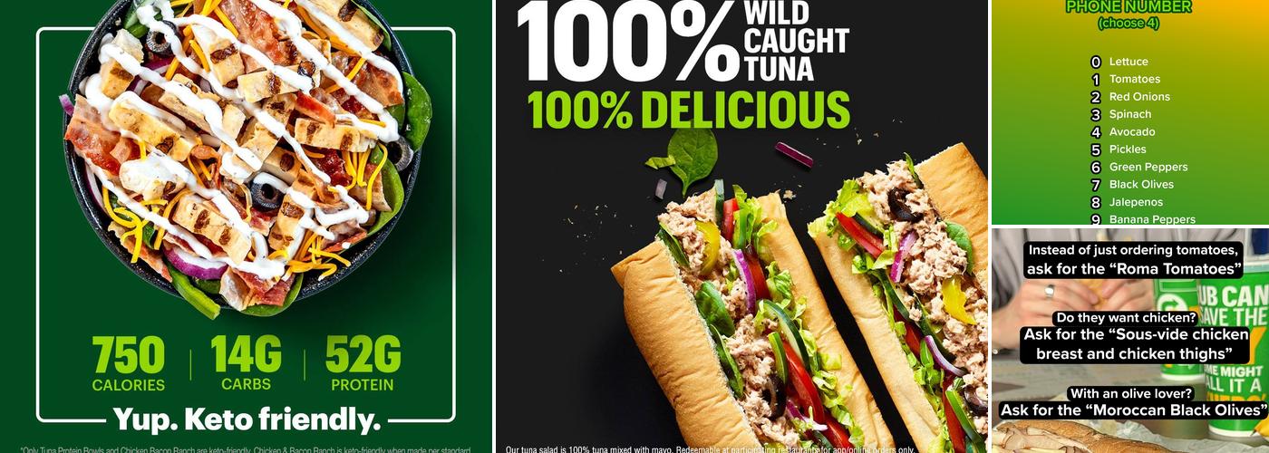Subway Menu