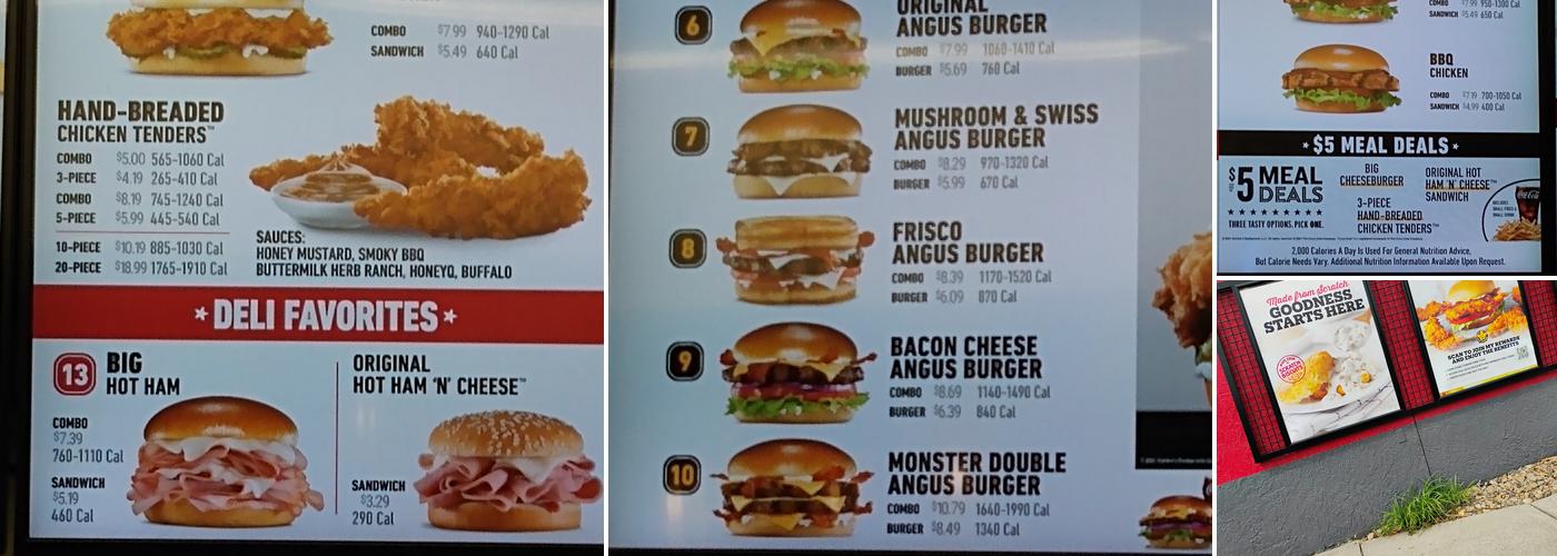 Hardee’s Menu