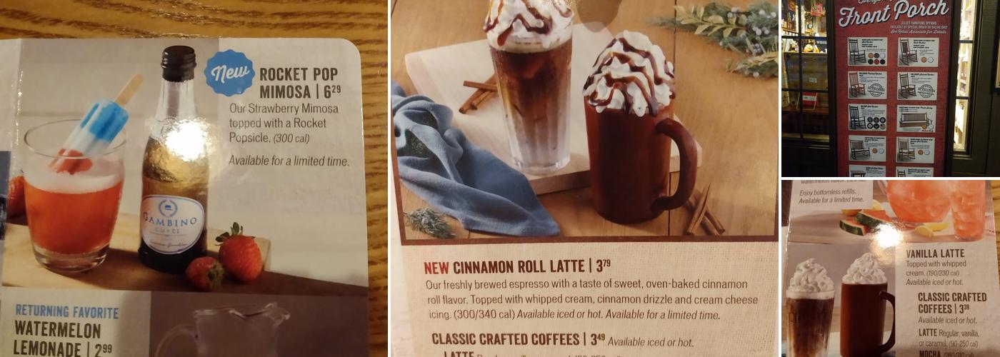 Cracker Barrel Old Country Store Menu