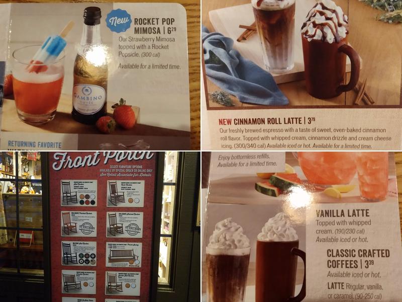 Cracker Barrel Old Country Store Menu