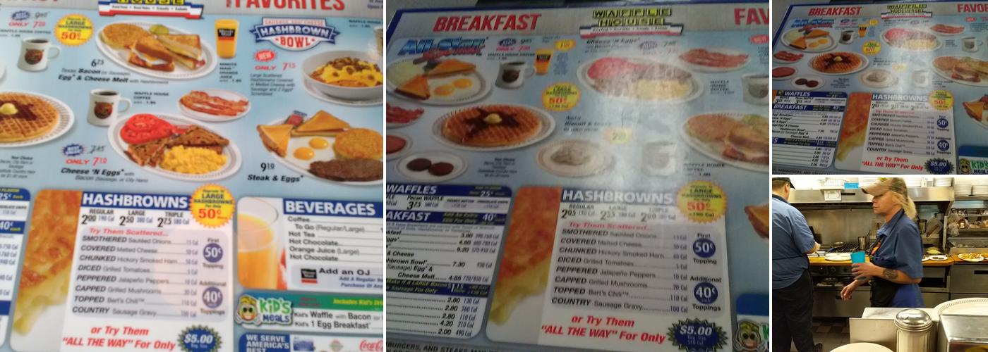 Waffle House Menu