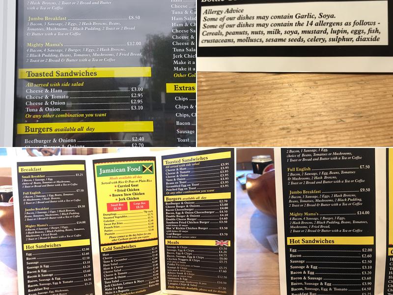 Mighty M's Menu