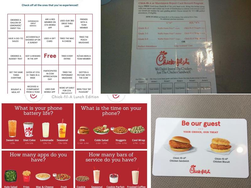 Chick-fil-A Menu
