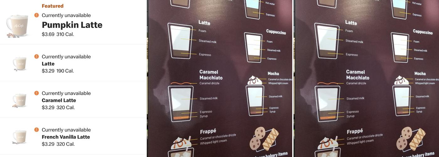 McDonald's Menu