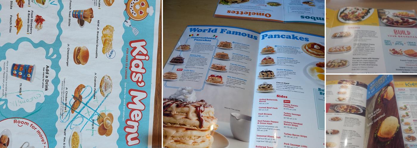 IHOP Menu