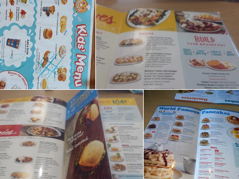 IHOP Menu