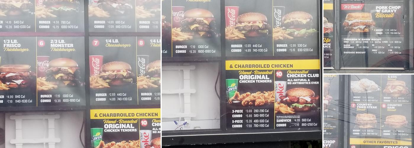 Hardee’s Menu