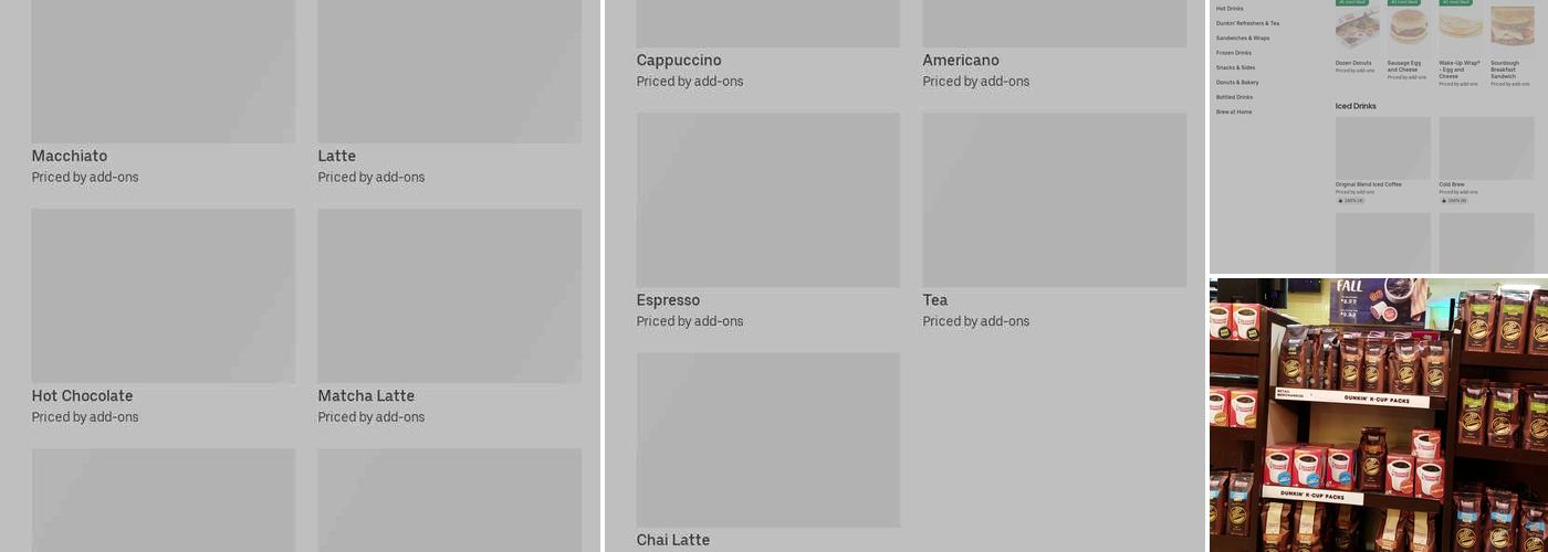 Dunkin' Menu