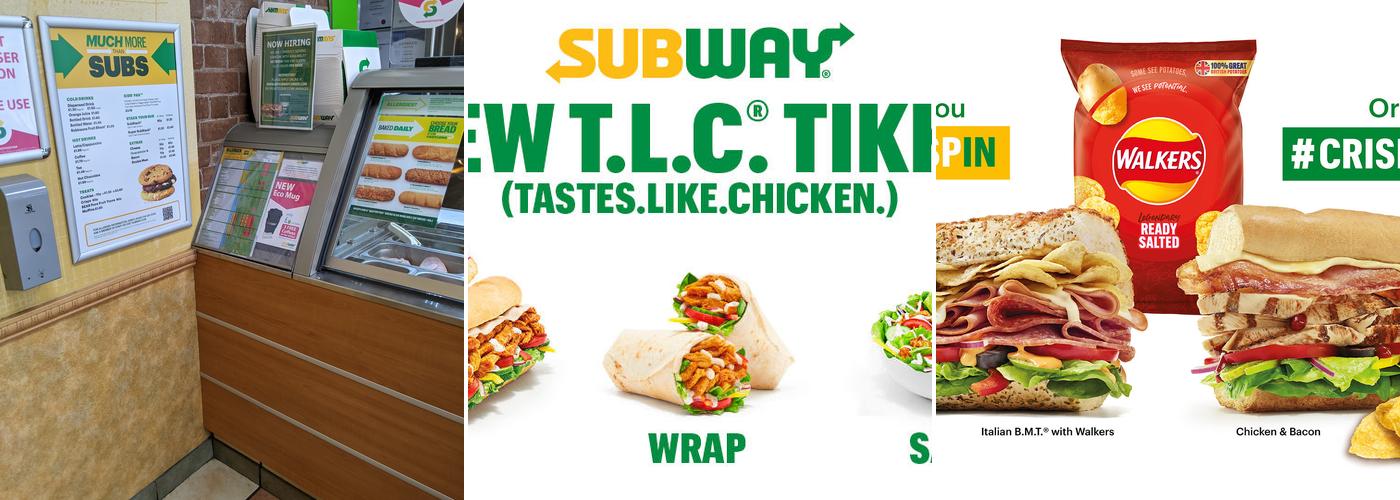 Subway Menu