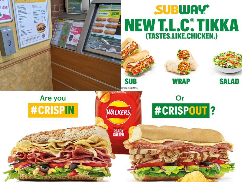 Subway Menu