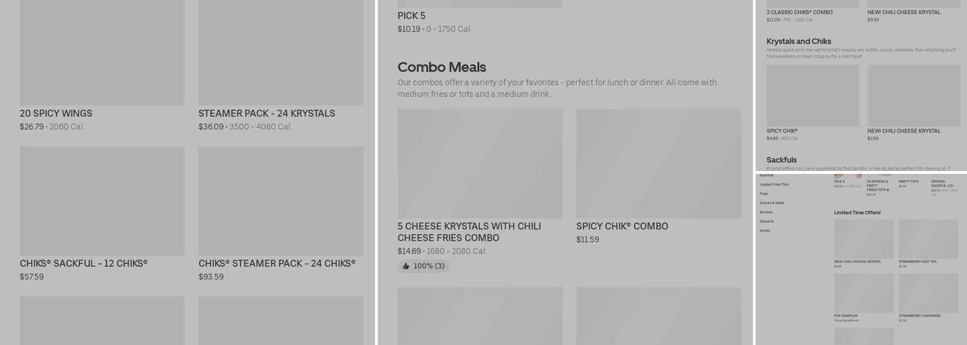 Krystal Menu