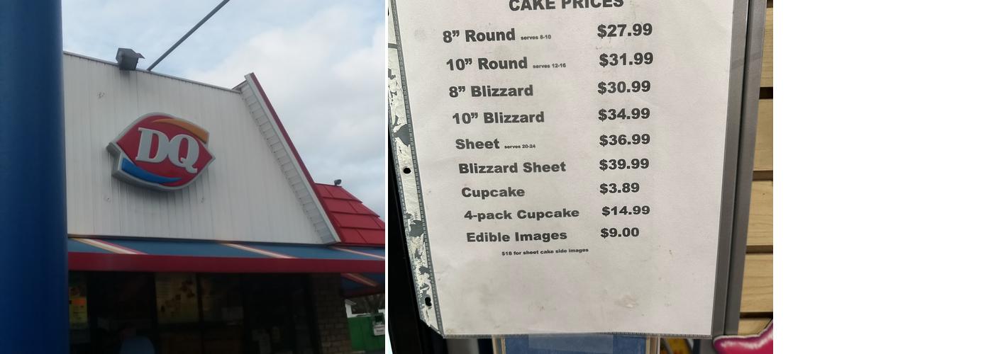 Dairy Queen Grill & Chill Menu