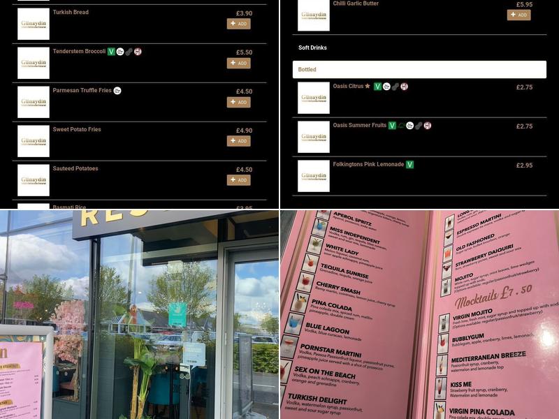 Gunaydin Restaurant Menu