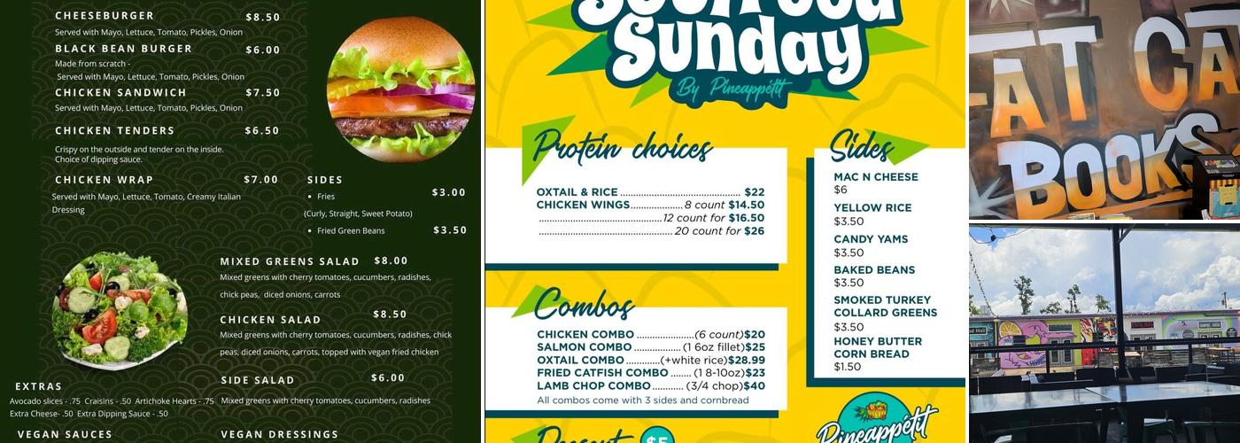 Railroad Square Art District Menu