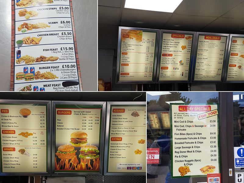 Lonsdale Fisheries Menu