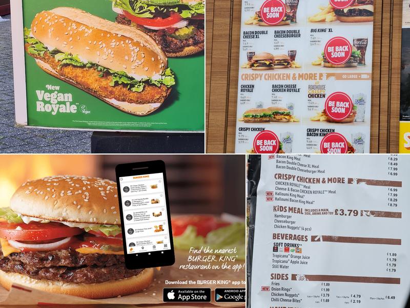Burger King Menu
