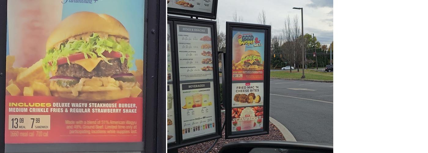 Arby's Menu
