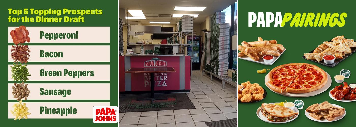 Papa Johns Pizza Menu