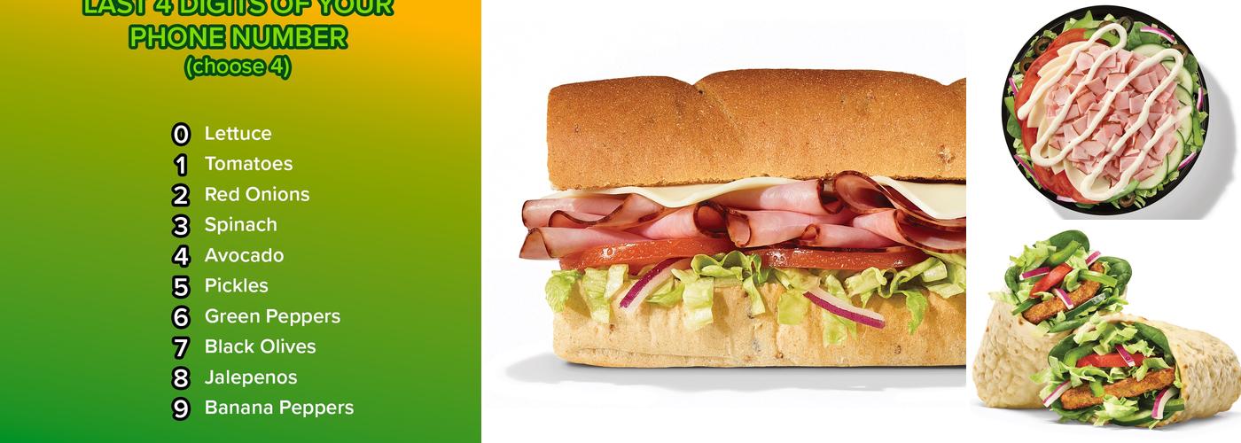 Subway Menu