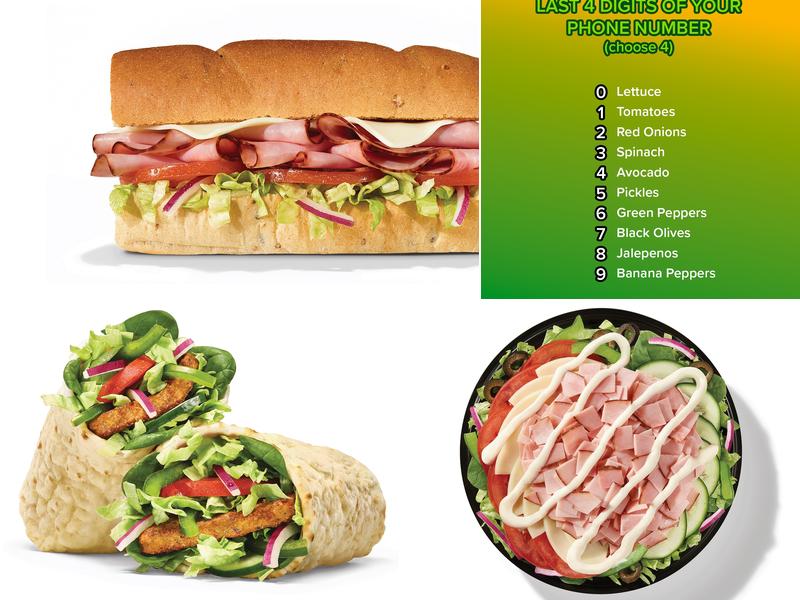 Subway Menu