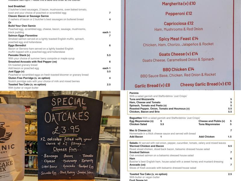 bod Trentham Menu