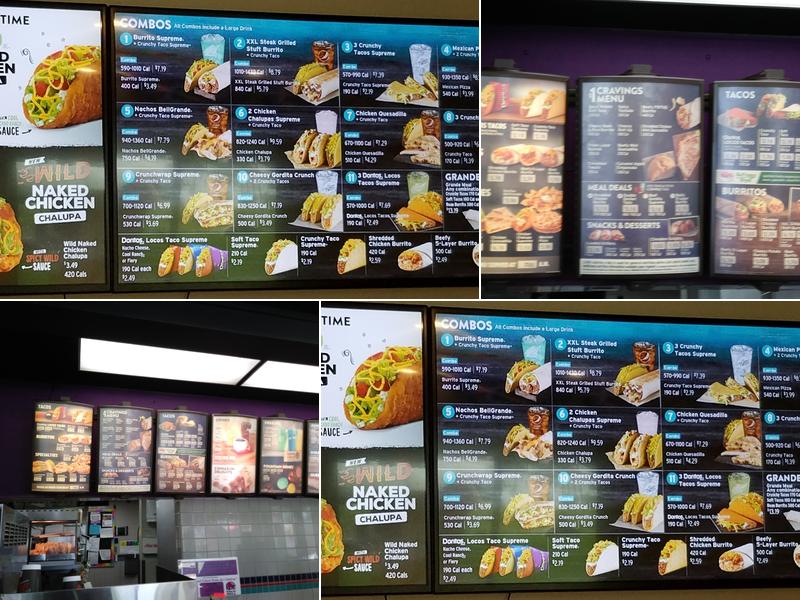 Taco Bell Menu