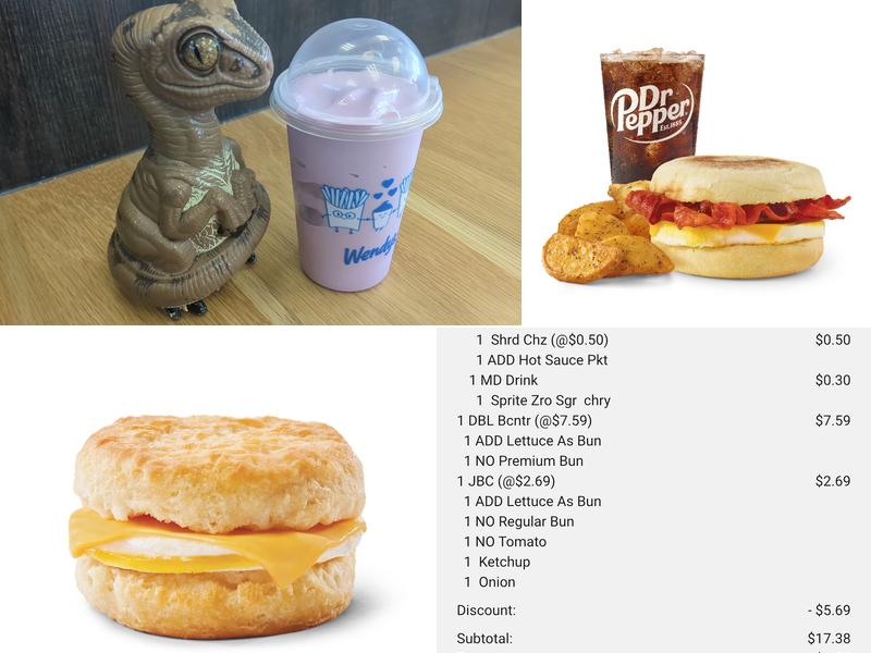 Wendy's Menu