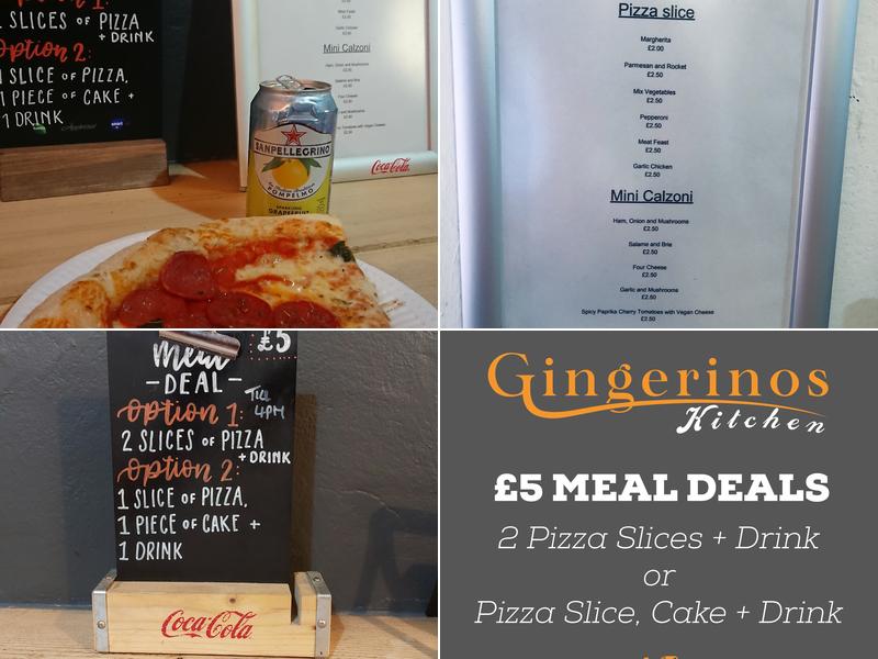 Gingerino’s Kitchen Menu