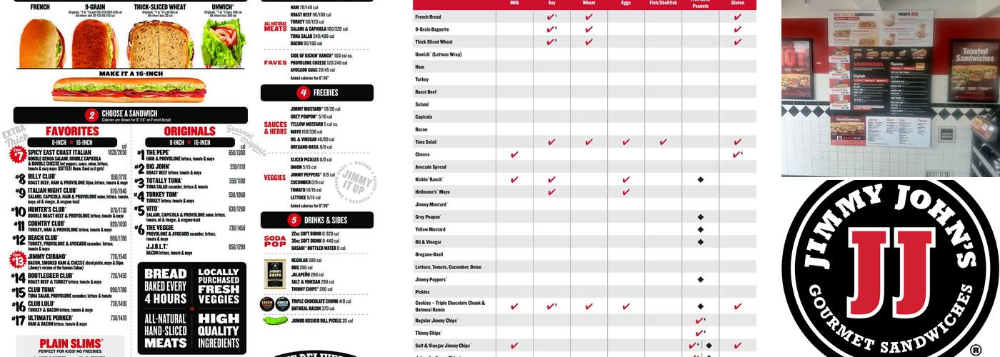 Jimmy John's Menu