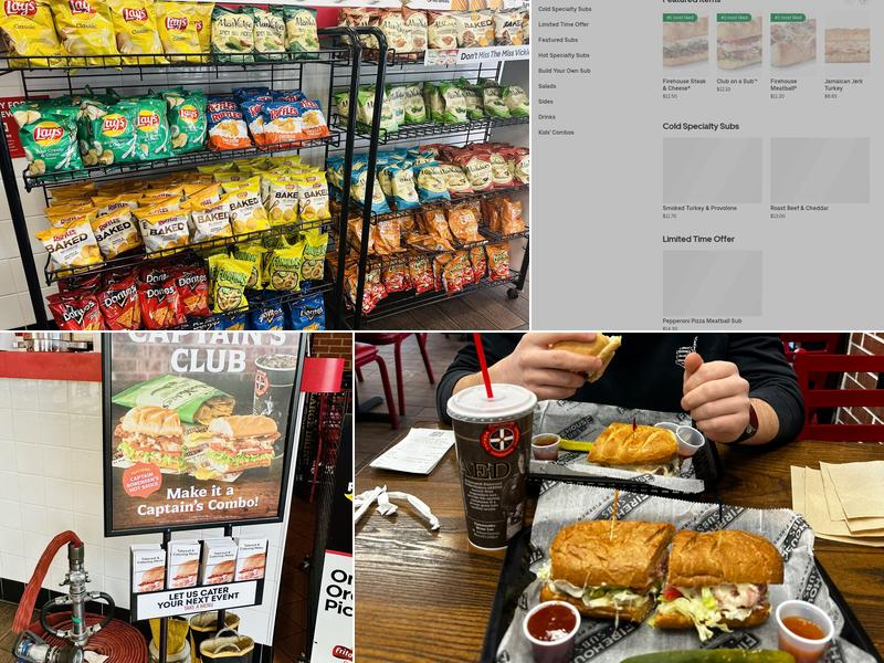 Firehouse Subs Washington Rd. Menu