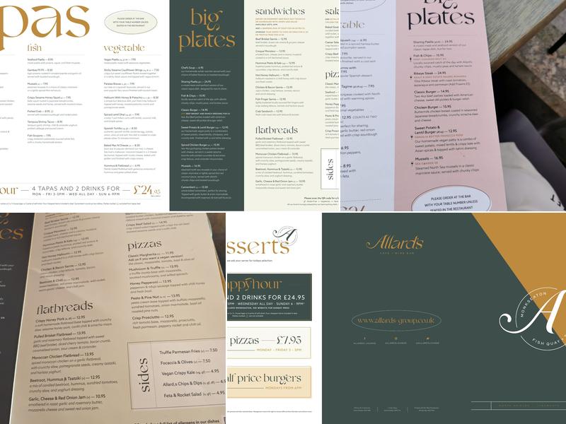 Allard's Lounge Menu