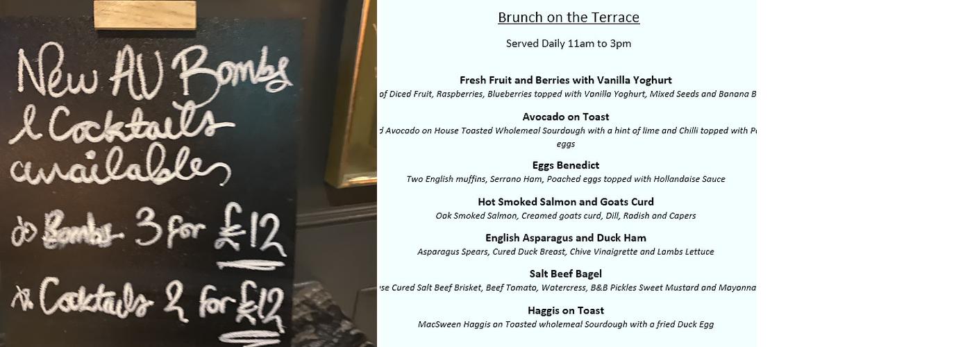 Phoenix Bar Jesmond Menu