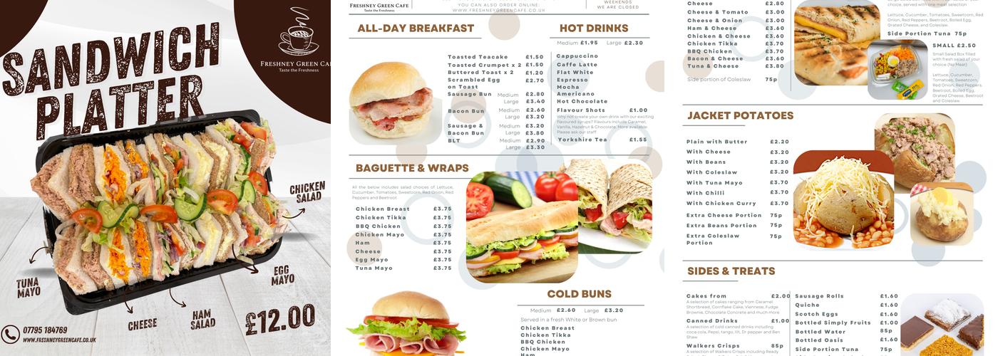 Freshney Green Cafe Menu