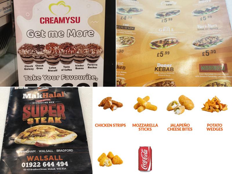 MakHalal Walsall Menu