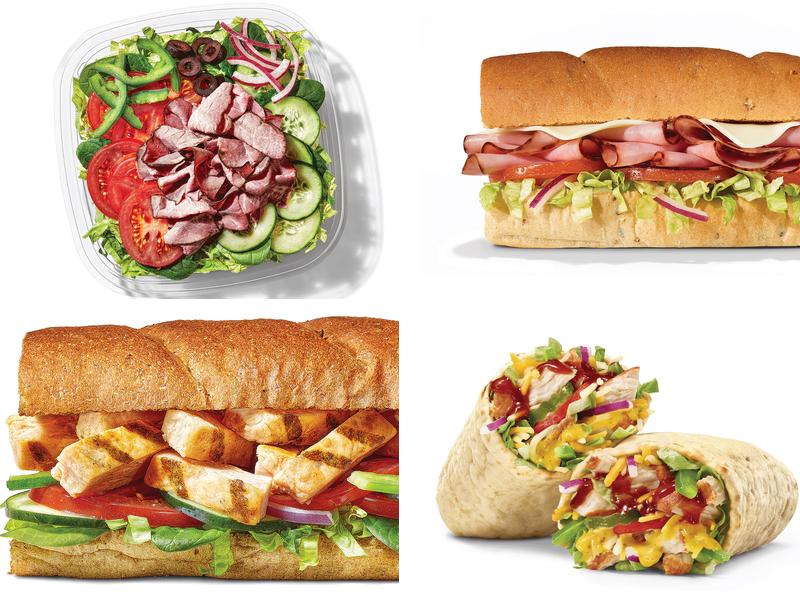 Subway Menu