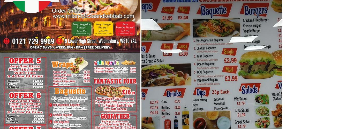 Caspers Grill & Pizza Menu