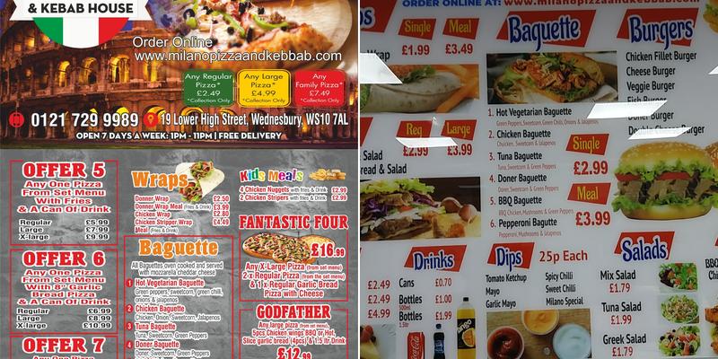 Caspers Grill & Pizza Menu