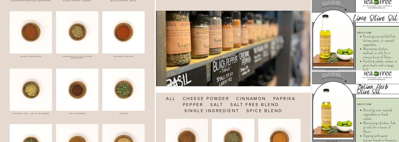 The Tea Tree Menu