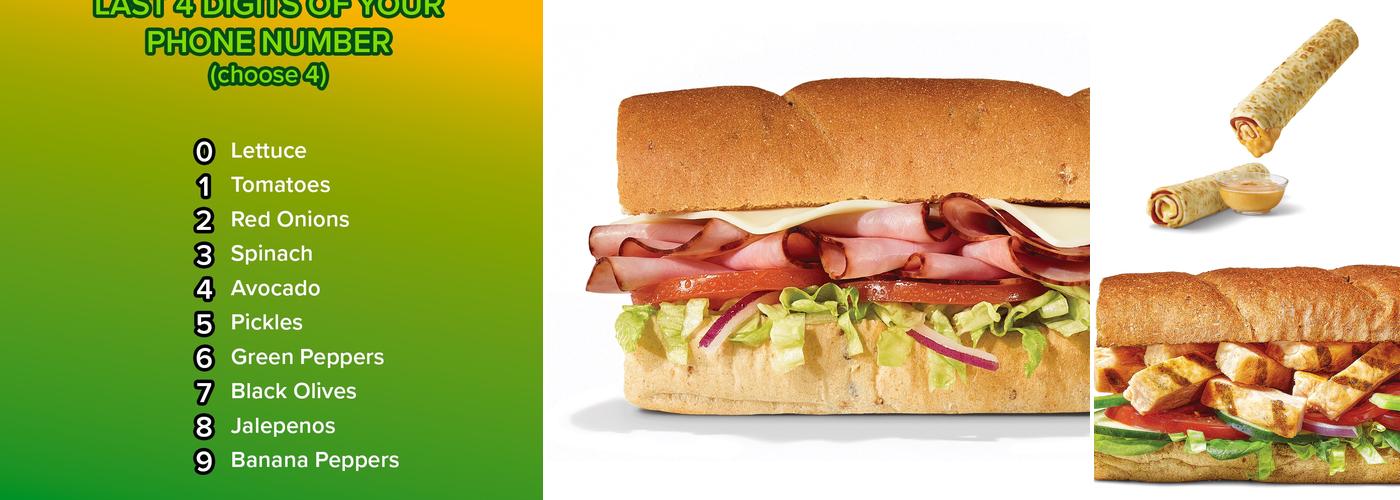 Subway Menu