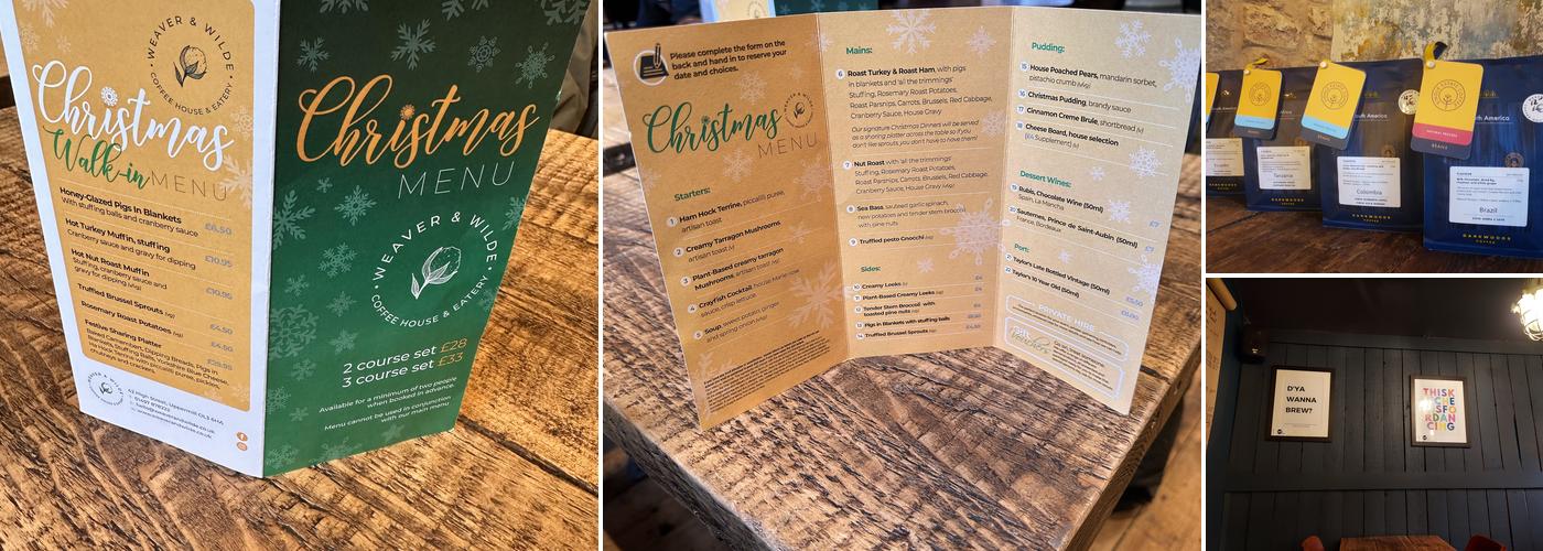 Weaver & Wilde Coffee House Menu